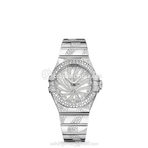 Omega Constellation Co-Axial 31 White Gold / Snow / Diamond Supernova 123.55.31.20.55.009