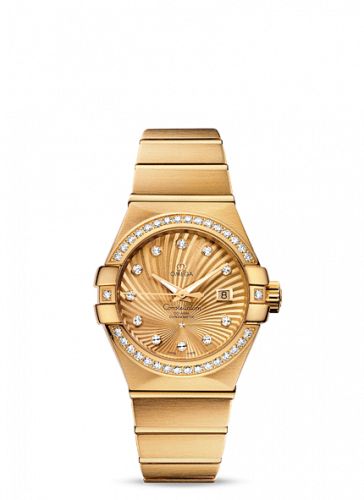 Omega Constellation Co-Axial 31 Yellow Gold / Diamond / Champagne Supernova 123.55.31.20.58.001 Omega Constellation Co-Axial 31 Yellow Gold / Diamond / Champagne Supernova 123.55.31.20.58.001