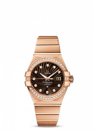 Omega Constellation Co-Axial 31 Red Gold / Diamond / Brown Supernova 123.55.31.20.63.001 Omega Constellation Co-Axial 31 Red Gold / Diamond / Brown Supernova 123.55.31.20.63.001
