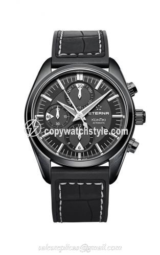 Eterna KonTiki Chronograph Full Black 1241.43.41.1306 Eterna KonTiki Chronograph Full Black 1241.43.41.1306