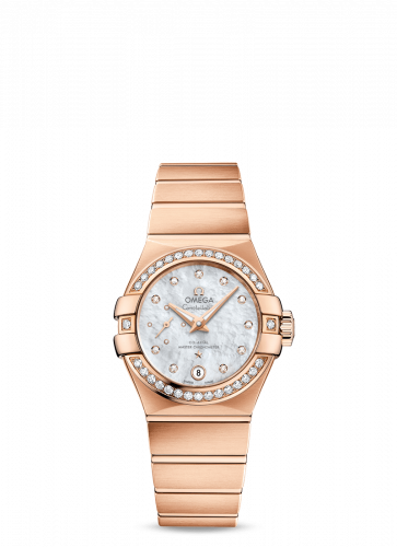 Omega Constellation Co?Axial Master Chronometer 27 Small Seconds Stainless Red Gold / Diamond / MOP 127.55.27.20.55.001 Omega Constellation Co?Axial Master Chronometer 27 Small Seconds Stainless Red Gold / Diamond / MOP 127.55.27.20.55.001