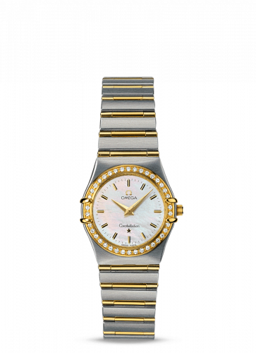 Omega Constellation Quartz 25.5 '95 Stainless Steel / Yellow Gold / Diamond / MOP 1277.70.00 Omega Constellation Quartz 25.5 '95 Stainless Steel / Yellow Gold / Diamond / MOP 1277.70.00