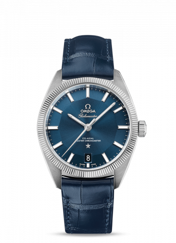 Omega Globemaster Stainless Steel / Blue / Leather 130.33.39.21.03.001 Omega Globemaster Stainless Steel / Blue / Leather 130.33.39.21.03.001
