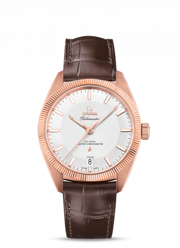 Omega Globemaster Sedna Gold / Silver / Leather 130.53.39.21.02.001 Omega Globemaster Sedna Gold / Silver / Leather 130.53.39.21.02.001
