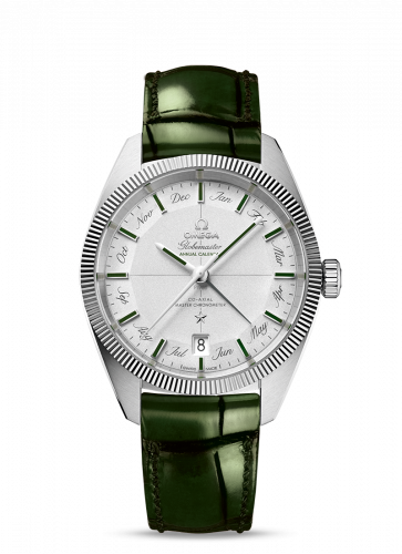 Omega Globemaster Annual Calendar Platinum / Silver / Green 130.93.41.22.99.002 Omega Globemaster Annual Calendar Platinum / Silver / Green 130.93.41.22.99.002