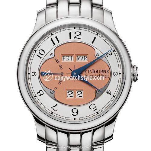 FP Journe Octa Quantieme Perpetuel 42 Platinum / Pink / Bracelet 1300.3 QP 42 PT PI BR FP Journe Octa Quantieme Perpetuel 42 Platinum / Pink / Bracelet 1300.3 QP 42 PT PI BR