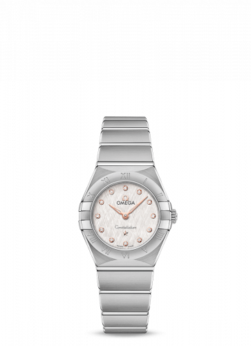 Omega Constellation Manhattan 25 Quartz Stainless Steel / Silver Silk 131.10.25.60.52.001 Omega Constellation Manhattan 25 Quartz Stainless Steel / Silver Silk 131.10.25.60.52.001