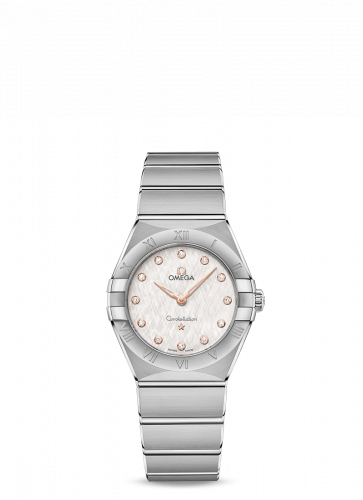 Omega Constellation Manhattan 28 Quartz Stainless Steel / Silver Silk 131.10.28.60.52.001 Omega Constellation Manhattan 28 Quartz Stainless Steel / Silver Silk 131.10.28.60.52.001