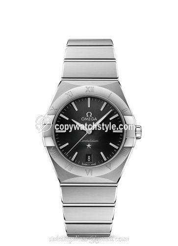 Omega Constellation Quartz 36 Stainless Steel / Black / Bracelet 131.10.36.60.01.001 Omega Constellation Quartz 36 Stainless Steel / Black / Bracelet 131.10.36.60.01.001