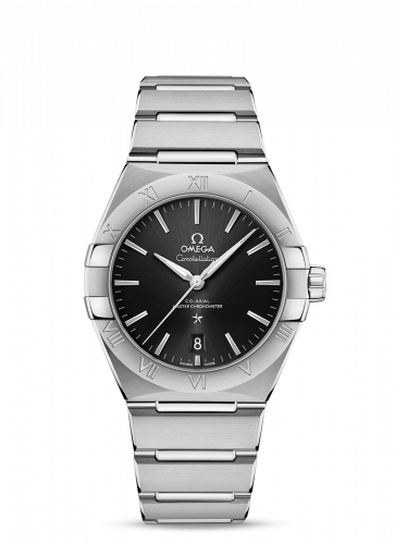 Omega Constellation Master Chronometer 39 Stainless Steel / Black / Bracelet 131.10.39.20.01.001 Omega Constellation Master Chronometer 39 Stainless Steel / Black / Bracelet 131.10.39.20.01.001