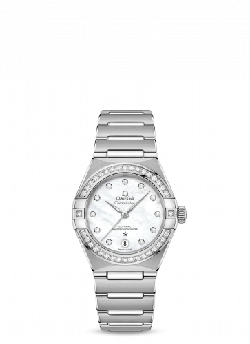 Omega Constellation Manhattan 29 Co-Axial Master Chronometer Stainless Steel / MOP / Diamond 131.15.29.20.55.001