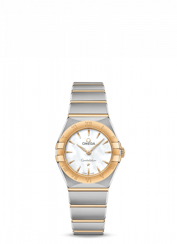 Omega Constellation Manhattan 25 Quartz Stainless Steel / Yellow Gold / MOP 131.20.25.60.05.002