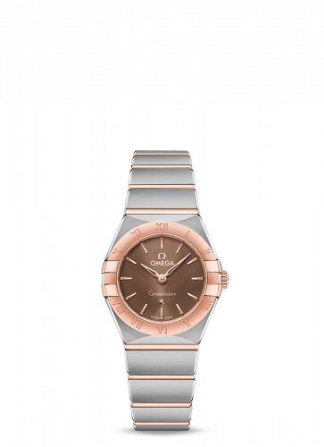 Omega Constellation Manhattan 25 Quartz Stainless Steel / Sedna Gold / Brown 131.20.25.60.13.001 Omega Constellation Manhattan 25 Quartz Stainless Steel / Sedna Gold / Brown 131.20.25.60.13.001