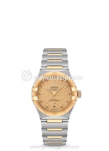 Omega Constellation Manhattan 29 Co-Axial Master Chronometer Stainless Steel / Yellow Gold / Champagne Silk 131.20.29.20.08.001 Omega Constellation Manhattan 29 Co-Axial Master Chronometer Stainless Steel / Yellow Gold / Champagne Silk 131.20.29.20.08.001
