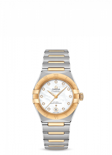 Omega Constellation Manhattan 29 Co-Axial Master Chronometer Stainless Steel / Yellow Gold / MOP 131.20.29.20.55.002 Omega Constellation Manhattan 29 Co-Axial Master Chronometer Stainless Steel / Yellow Gold / MOP 131.20.29.20.55.002