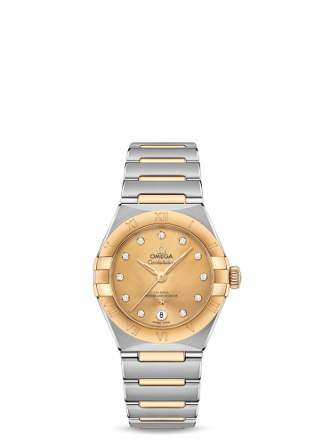 Omega Constellation Manhattan 29 Co-Axial Master Chronometer Stainless Steel / Yellow Gold / Champagne Diamond 131.20.29.20.58.001 Omega Constellation Manhattan 29 Co-Axial Master Chronometer Stainless Steel / Yellow Gold / Champagne Diamond 131.20.29.20.58.001