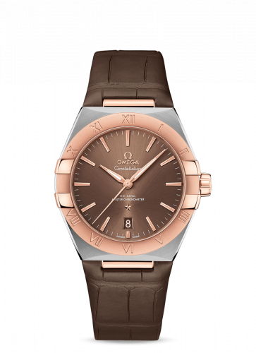 Omega Constellation Master Chronometer 39 Stainless Steel / Sedna / Brown / Alligator 131.23.39.20.13.001 Omega Constellation Master Chronometer 39 Stainless Steel / Sedna / Brown / Alligator 131.23.39.20.13.001
