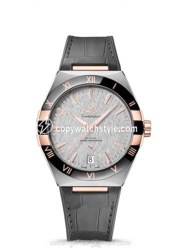Omega Constellation Master Chronometer 41 Stainless Steel / Sedna Gold / Ceramic / Grey 131.23.41.21.06.001