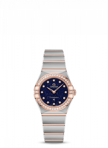 Omega Constellation Manhattan 25 Quartz Stainless Steel / Sedna Gold / Aventurine / Diamond 131.25.25.60.53.002 Omega Constellation Manhattan 25 Quartz Stainless Steel / Sedna Gold / Aventurine / Diamond 131.25.25.60.53.002