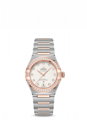 Omega Constellation Manhattan 29 Co-Axial Master Chronometer Stainless Steel / Sedna Gold / Silver Diamond / Diamond 131.25.29.20.52.001