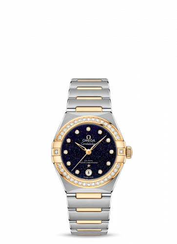 Omega Constellation Manhattan 29 Co-Axial Master Chronometer Stainless Steel / Yellow Gold / Aventurine / Diamond 131.25.29.20.53.001 Omega Constellation Manhattan 29 Co-Axial Master Chronometer Stainless Steel / Yellow Gold / Aventurine / Diamond 131.25.29.20.53.001