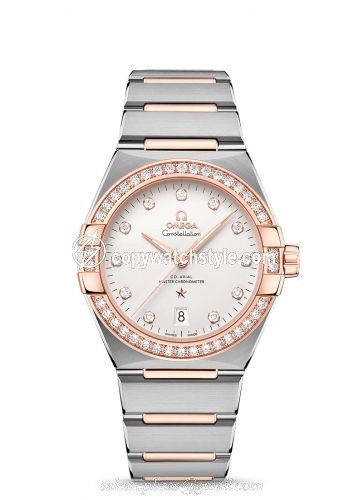 Omega Constellation Master Chronometer 39 Stainless Steel / Sedna - Diamond / Silver / Bracelet 131.25.39.20.52.001 Omega Constellation Master Chronometer 39 Stainless Steel / Sedna - Diamond / Silver / Bracelet 131.25.39.20.52.001