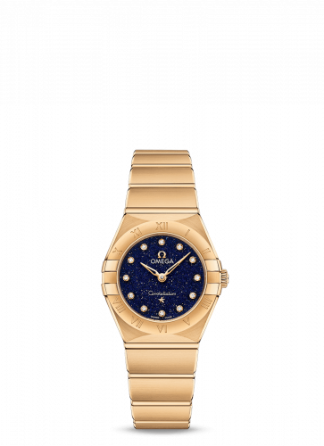 Omega Constellation Manhattan 25 Quartz Yellow Gold / Aventurine 131.50.25.60.53.001