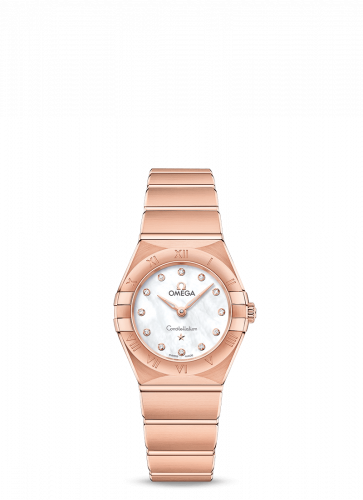 Omega Constellation Manhattan 25 Quartz Sedna Gold / MOP 131.50.25.60.55.001 Omega Constellation Manhattan 25 Quartz Sedna Gold / MOP 131.50.25.60.55.001