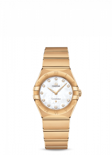 Omega Constellation Manhattan 28 Quartz Yellow Gold / MOP 131.50.28.60.55.002 Omega Constellation Manhattan 28 Quartz Yellow Gold / MOP 131.50.28.60.55.002
