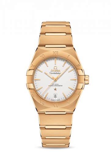Omega Constellation Master Chronometer 36 Yellow Gold / Silver / Bracelet 131.50.36.20.02.002 Omega Constellation Master Chronometer 36 Yellow Gold / Silver / Bracelet 131.50.36.20.02.002