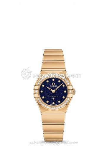 Omega Constellation Manhattan 25 Quartz Yellow Gold / Aventurine / Diamond 131.55.25.60.53.001 Omega Constellation Manhattan 25 Quartz Yellow Gold / Aventurine / Diamond 131.55.25.60.53.001