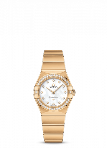 Omega Constellation Manhattan 25 Quartz Yellow Gold / MOP / Diamond 131.55.25.60.55.002 Omega Constellation Manhattan 25 Quartz Yellow Gold / MOP / Diamond 131.55.25.60.55.002
