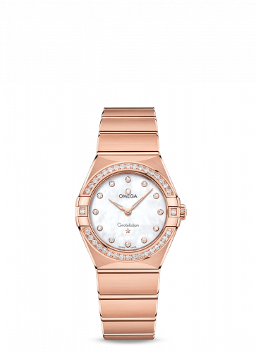 Omega Constellation Manhattan 28 Quartz Sedna Gold / MOP / Diamond 131.55.28.60.55.001 Omega Constellation Manhattan 28 Quartz Sedna Gold / MOP / Diamond 131.55.28.60.55.001