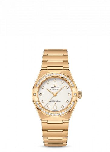 Omega Constellation Manhattan 29 Co-Axial Master Chronometer Yellow Gold / Silver /Diamond 131.55.29.20.52.002 Omega Constellation Manhattan 29 Co-Axial Master Chronometer Yellow Gold / Silver /Diamond 131.55.29.20.52.002