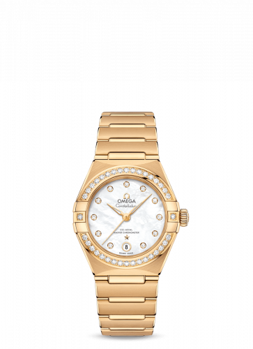 Omega Constellation Manhattan 29 Co-Axial Master Chronometer Yellow Gold / MOP / Diamond 131.55.29.20.55.002 Omega Constellation Manhattan 29 Co-Axial Master Chronometer Yellow Gold / MOP / Diamond 131.55.29.20.55.002