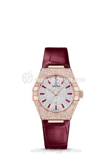 Omega Constellation Manhattan 29 Co-Axial Master Chronometer Sedna Gold / Snow 131.58.29.20.99.001