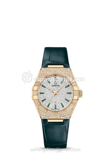 Omega Constellation Manhattan 29 Co-Axial Master Chronometer Sedna Gold / Snow 131.58.29.20.99.002