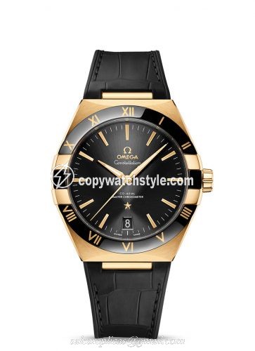 Omega Constellation Master Chronometer 41 Yellow Gold / Ceramic / Black 131.63.41.21.01.001 Omega Constellation Master Chronometer 41 Yellow Gold / Ceramic / Black 131.63.41.21.01.001