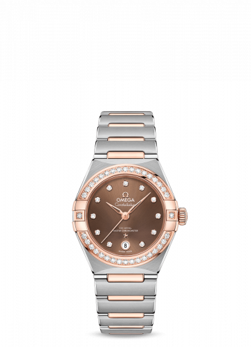 Omega Constellation Manhattan 29 Co-Axial Master Chronometer Stainless Steel / Sedna Gold / Brown Diamond / Diamond 131.25.29.20.63.001 Omega Constellation Manhattan 29 Co-Axial Master Chronometer Stainless Steel / Sedna Gold / Brown Diamond / Diamond 131.25.29.20.63.001