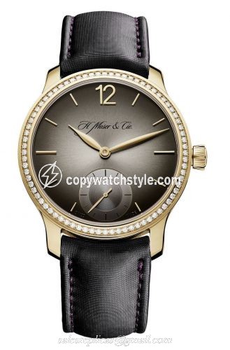 H. Moser & Cie Venturer Small Seconds, Rose Gold Diamond Bezel, Fume Dial 1321-0114 H. Moser & Cie Venturer Small Seconds, Rose Gold Diamond Bezel, Fume Dial 1321-0114