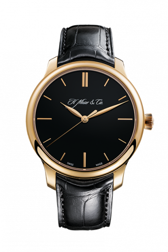 H. Moser & Cie Endeavour Centre Seconds, Rose Gold, Black Dial 1343-0102