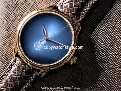 H. Moser & Cie Endeavour Centre Seconds Funky Blue, Rose Gold 1343-0108
