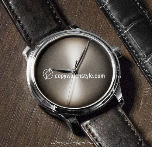 H. Moser & Cie Endeavour Centre Seconds Concept, White Gold, Fume Dial 1343-0208