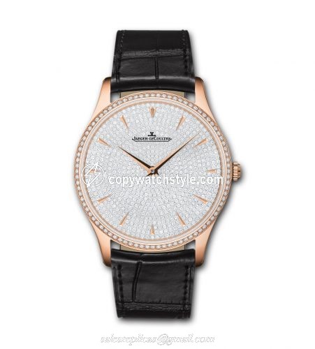 Jaeger-LeCoultre Master Ultra Thin Pink Gold Diamond 1352507 Jaeger-LeCoultre Master Ultra Thin Pink Gold Diamond 1352507