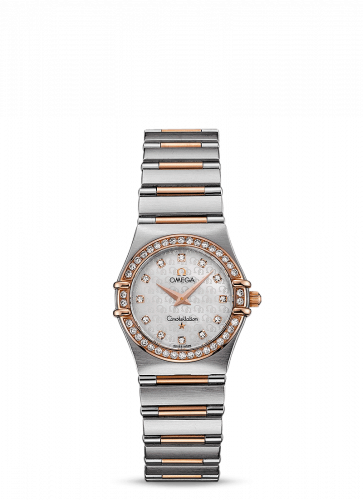 Omega Constellation Quartz 25.5 '95 Stainless Steel / Red Gold / Diamond / MOP 1358.75.00 Omega Constellation Quartz 25.5 '95 Stainless Steel / Red Gold / Diamond / MOP 1358.75.00