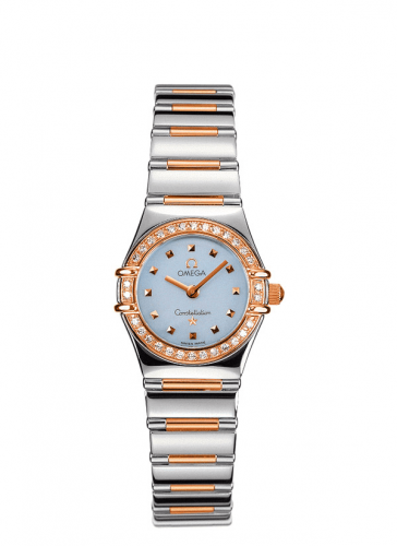 Omega Constellation Quartz 22.5 My Choice Stainless Steel / Red Gold / Diamond / Blue 1368.74.00 Omega Constellation Quartz 22.5 My Choice Stainless Steel / Red Gold / Diamond / Blue 1368.74.00