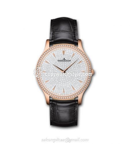 Jaeger-LeCoultre Master Ultra Thin Pink Gold Diamond 1452507 Jaeger-LeCoultre Master Ultra Thin Pink Gold Diamond 1452507