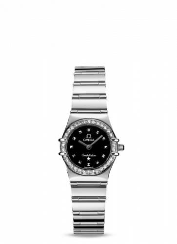 Omega Constellation Quartz 25.5 My Choice Stainless Steel / Diamond / Black 1465.51.00 Omega Constellation Quartz 25.5 My Choice Stainless Steel / Diamond / Black 1465.51.00