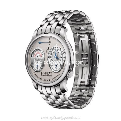 FP Journe Souveraine Chronometre o Resonance 40 Platinum / Grey / Bracelet 1499.3 CAR 40 PT GR BR FP Journe Souveraine Chronometre o Resonance 40 Platinum / Grey / Bracelet 1499.3 CAR 40 PT GR BR