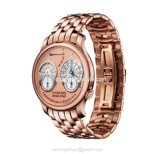 FP Journe Souveraine Chronometre o Resonance 40 Red Gold / Pink / Bracelet 1499.3 CAR 40 RG PI BR FP Journe Souveraine Chronometre o Resonance 40 Red Gold / Pink / Bracelet 1499.3 CAR 40 RG PI BR